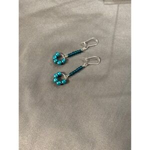 Handmade‎ Women's Green Long Earrings